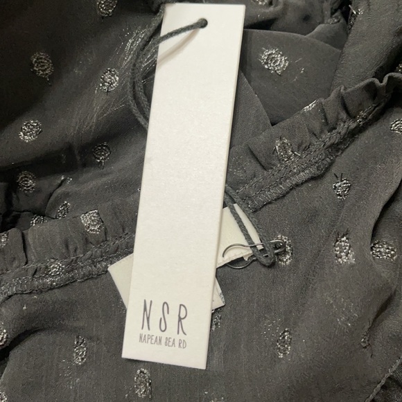 NSR Metallic Dot Ruched Sleeve Shift Dress Size S. - Picture 8 of 8